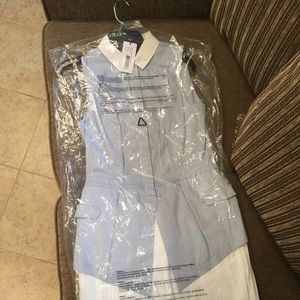 Derek Lam Blue Sleeveless Dress